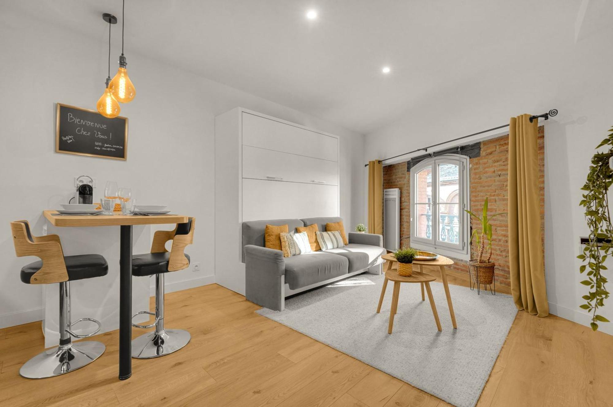 Le Floral - Cosy Studio Climatise Avec Parking Prive Et Netflix Toulouse Eksteriør billede